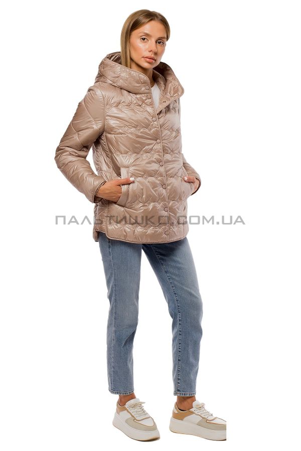 Stella Polare Жіноча коротка куртка рожева перламутрова